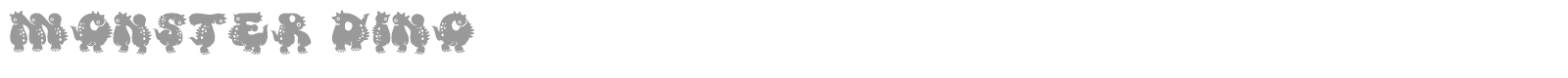 Monster DIno font preview